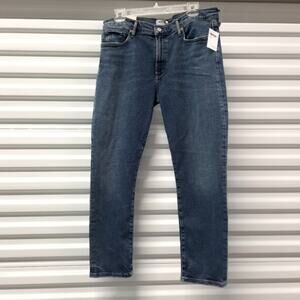 Agolde Toni Jeans Women's Size 32 Blue Denim Mid Rise Straight Cropped Casual